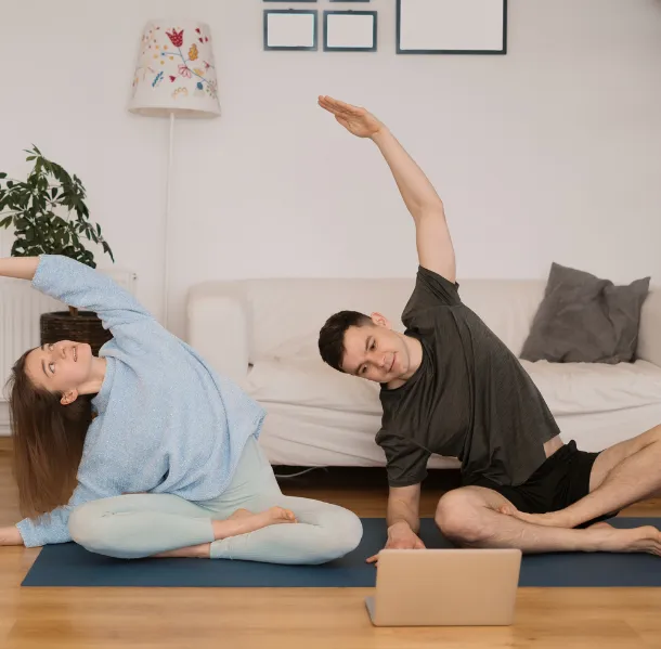 online grup yoga dersi